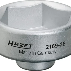 Clé pour filtre à huile Hazet carré creux 10 mm (3/8 pouce) profil hexagonal externe 50 mm 2169-36 se procurer à bas prix...