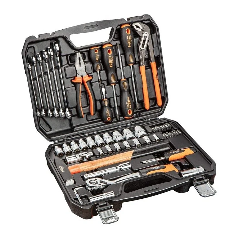 Kit d'outils universel - NEO TOOLS 08-684 - 56 pièces avec organisation optimale