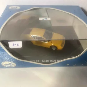 Mallette mécanique Renault Alpine A310 1600 jaune orangée de 1973 coffret boite rectangle - IXO