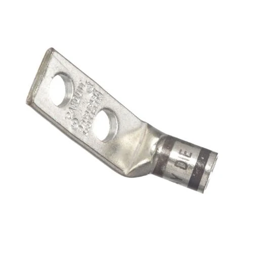 4 AWG Effet cuivre Compression Connectors Lugs Gray LCDX4-14AH-L (Pack 50) avec Système de verrouillage