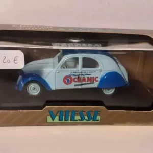 Certifié CE Citroën 2 CV bleue de 1955 OCEANIC (marque Vitesse)