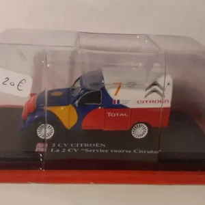 Coffre de rangement Citroën 2 CV "service course Citroën" (avec le numéro 7)