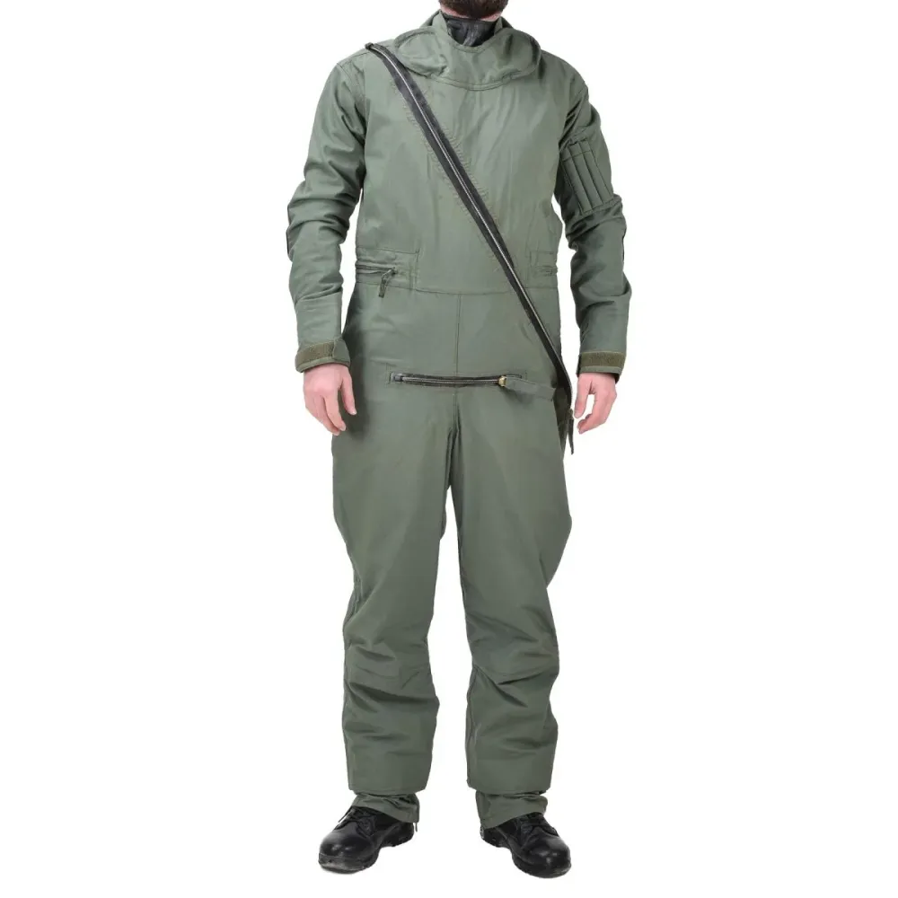Coffre de rangement Combinaison de protection d'immersion MK20A verte originale pour équipage militaire britannique