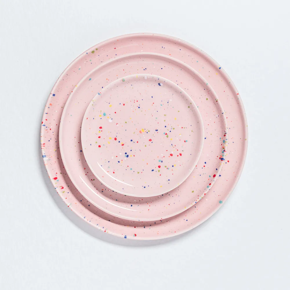 New Party Stoneware Set 30 Pieces Mix Color
