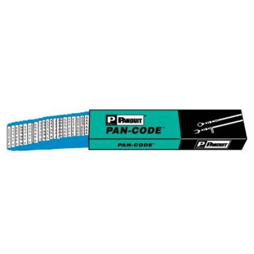 PCM Vinyl Cloth Wire Marker Card Number Combination Pack Blanc pur PCMCP-76-100