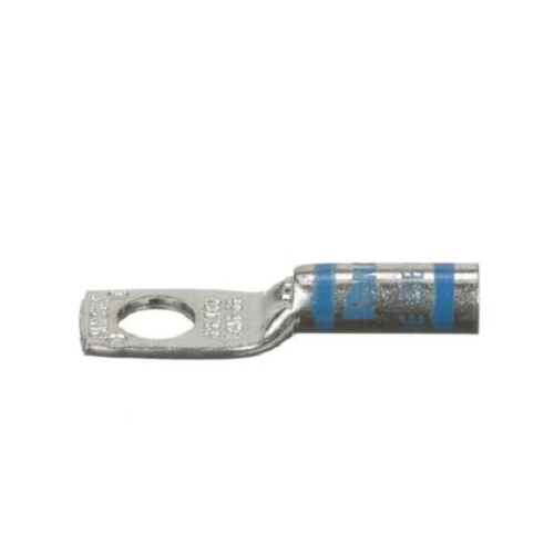 Protection Quad 6 AWG Effet cuivre Compression Connectors Lug Blue LCA6-56-L (Pack 50)