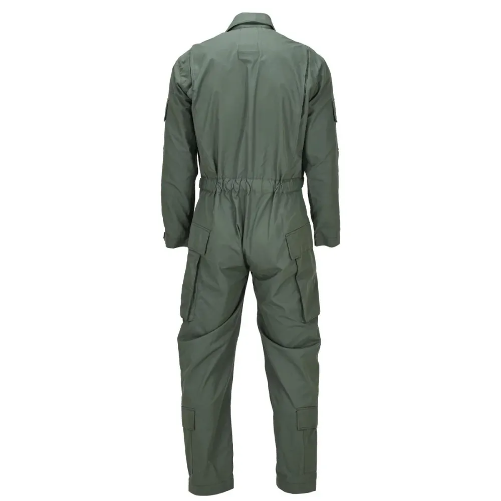 Protection thermique Combinaison militaire néerlandaise originale en mélange d'aramide résistant au feu Olive