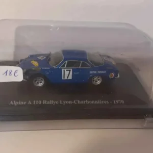 Renault Alpine A110 rallye Lyon-Charbonnières de 1970 (Numéro 17) avec Système de verrouillage