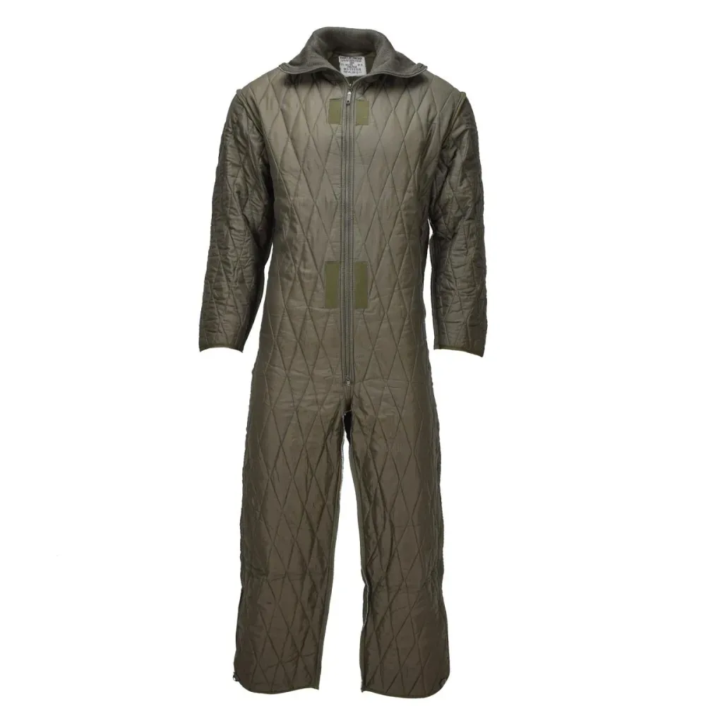 Étui de selle Combinaison de protection militaire allemande d'origine, combinaison d'hiver isolée, olive