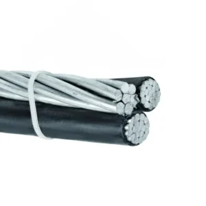1000' 2-2-4 Cockle D'aluminium Triplex Overhead Service Drop Cable