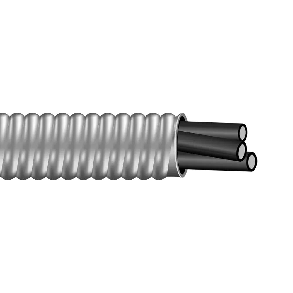 1/0-4 W/GRND Stranded Aluminium Conductor Interlocked Armor MC Cable