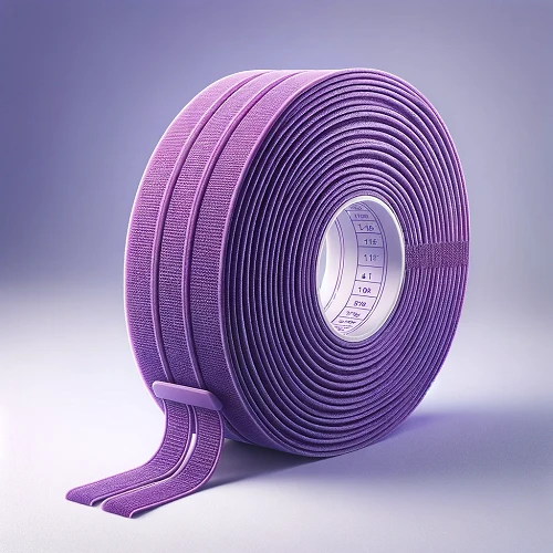 1-1/2" Wide 150 Yard Roll One-wrap Optical Fiber Cable Management - Violet 126920