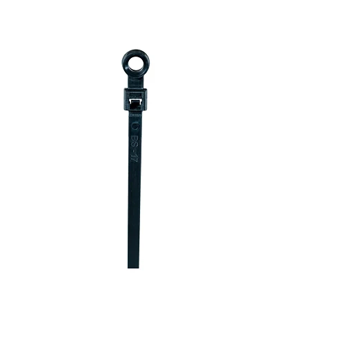 14.6 Inch Mounting Head UV Cable Tie Noir jais BL14LMH0-C (Pack 2000)