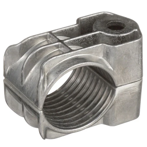 19-23mm Cable Cleat Alliage léger M10 Mounting 1Hole Clamp CCAL1H1923-X (Pack 10)