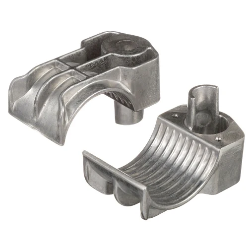 19-23mm Cable Cleat Alliage léger M10 Mounting 1Hole Clamp CCAL1H1923-X (Pack 10)