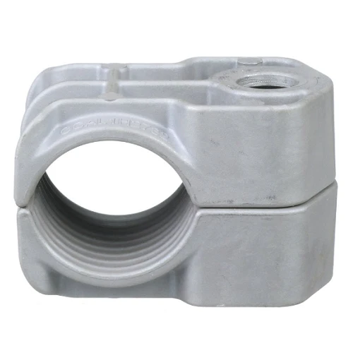 19-23mm Cable Cleat Alliage léger M10 Mounting 1Hole Clamp CCAL1H1923-X (Pack 10)