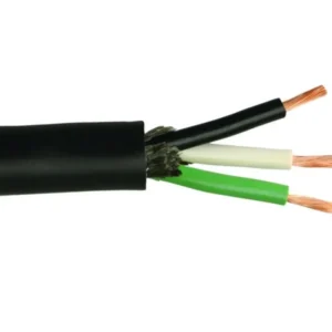 250' 10/3 SJEOOW Portable Cord Power Cable 300V Noir jais