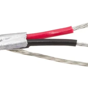 Alpha Wire M39113 22 AWG 2 Conductor Overall Foil Shield 300V VINYLE Insulation Manhattan Control Cable