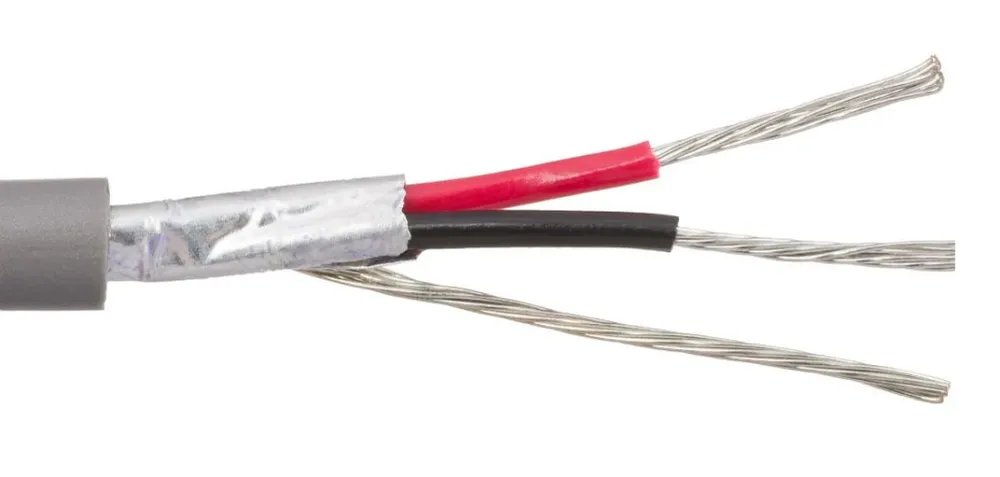 Alpha Wire M39118 18 AWG 3 Conductor Overall Foil Shield 300V VINYLE Insulation Manhattan Control Cable