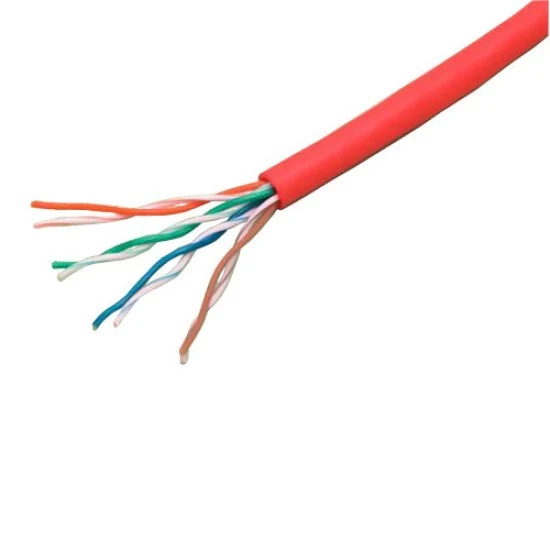 23 AWG Category 6A Plenum U/UTP 1000FT Reel SST Red Cable 11140405