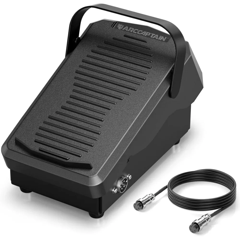 10 Ft Cable Remote Amp Control TIG Welder Foot Pedal ARCCAPTAIN TIG Welder