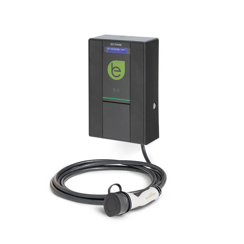 Chargeur monophasé SCAME 7,4 kW pour voiture électrique avec câble de 4 m