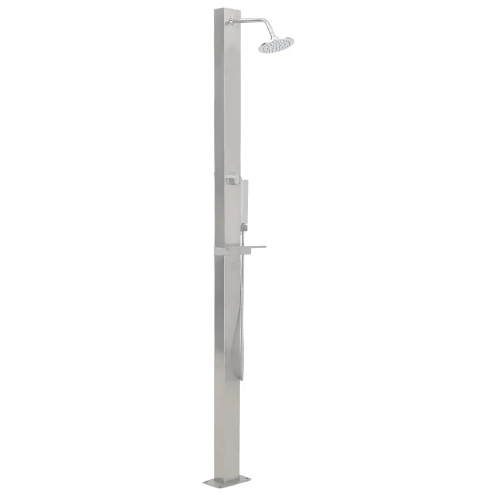 Douche d'extérieur acier inoxydable Droit 02_0042022