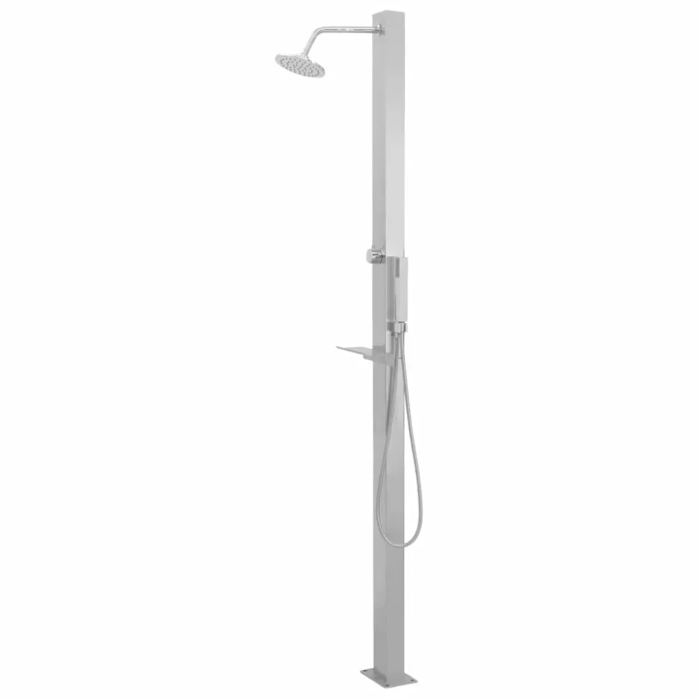 Douche d'extérieur acier inoxydable Droit 02_0042022