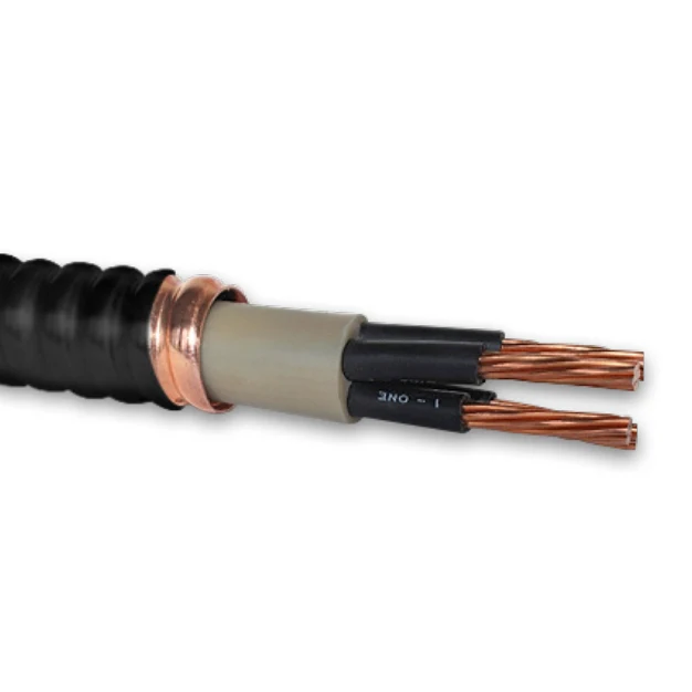 Draka LMCJ05006 6 AWG 5C Lifeline MC Bare Stranded Ton cuivre LSZH Jacketed Two Hour Fire Resistive Cable