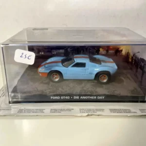 Ford GT 40 aux couleurs de GULF (bleue et orange) - JAMES BOND - Meurs un autre jour