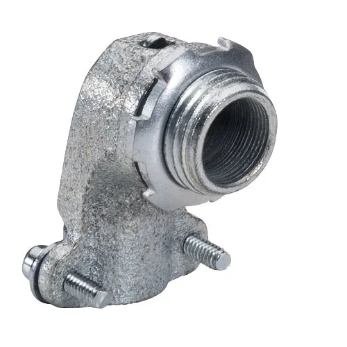 3/8 Inch 90 Deg Malleable BX-Flex Connector 100M (Pack 60)