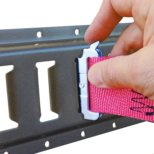 2 x 12 Inch E-Track Tie-Down Multi-Purpose Strap SLTE201R2 (Pack 2)
