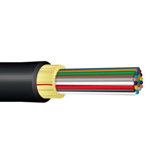 Indoor/Outdoor Distribution Series Ultra Fox 36 Fiber VINYLE Multimode 900µm Tight Buffer Black Riser Cable DX036DALS9KR