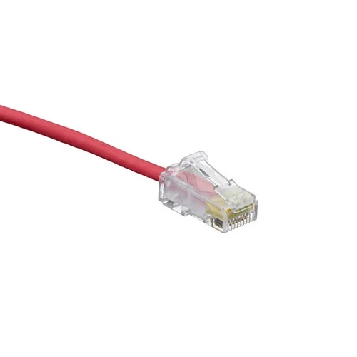 Leviton Cat 6 Minuscule Diameter High-Flex Patch Cord 5 ft Red 6H460-5R