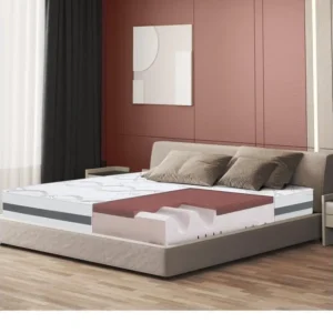 Matelas Facile 130 x 205 à mémoire de forme| Premium Quality | Hauteur 27 cm | Made Italy