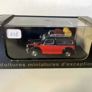 Panhard Dyna X taxi Parisien rouge et noire (référence V4913)