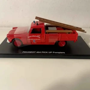 Peugeot 404 pick-up rouge pompiers (collection les petits utilitaires français)