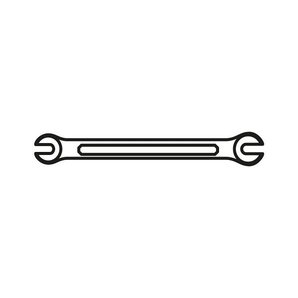 Clé de réglage de frein MATADOR droite 10 x 11 mm 0250 0001 obtenir à bas prix