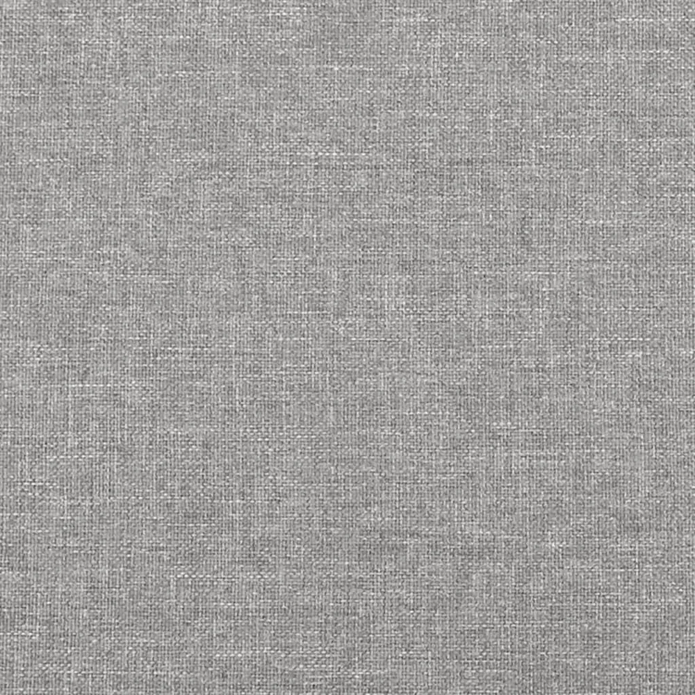 Sommier à lattes sur pieds cadre de lit 140x190 cm tissu gris évident TDL0207200