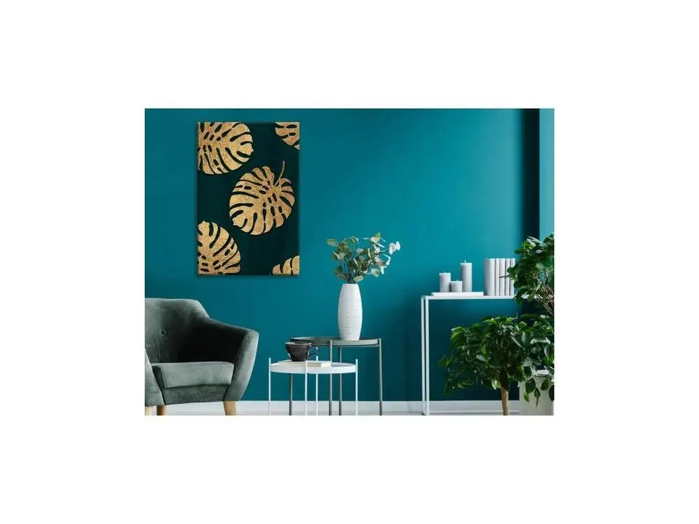 Tableau Leaves Noble (1 Part) Vertical : Taille - 40 x 60 cm