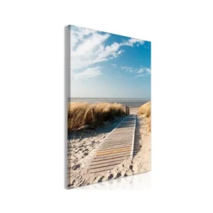 Tableau Lonely Beach (1 Part) Vertical : Taille - 60 x 90 cm