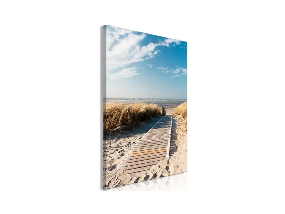 Tableau Lonely Beach (1 Part) Vertical : Taille - 60 x 90 cm