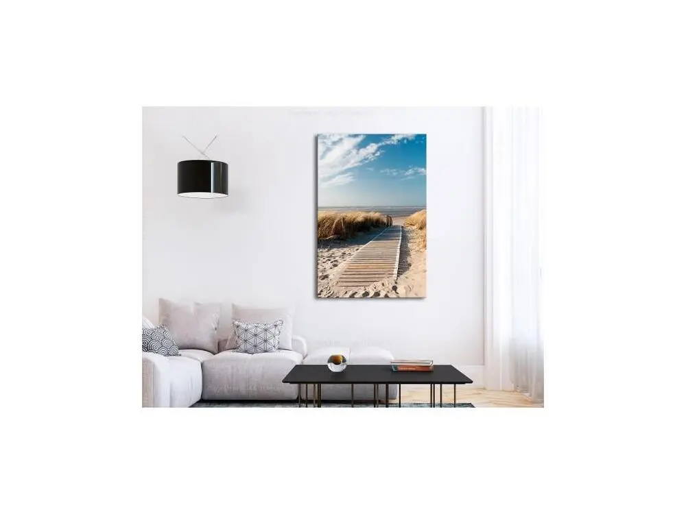 Tableau Lonely Beach (1 Part) Vertical : Taille - 60 x 90 cm