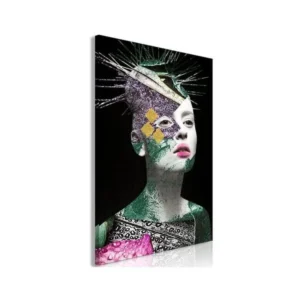 Tableau Personnages Colourful Portrait (1 Part) Vertical : Taille - 40 x 60 cm