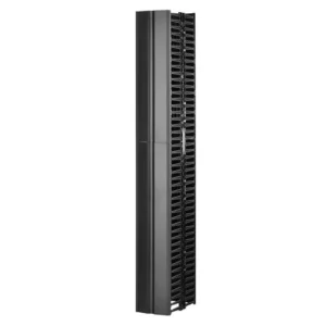 Velocity Double-Sided Noir jais Vertical Cable Manager 6'H 38U Racks 70"H x 3.6"W x 16.4"D CPI 13911-701