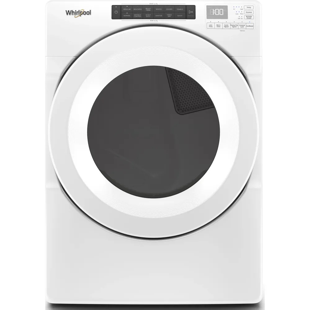 Whirlpool Sécheuse électrique de capacité 7,4 pi cu avec commandes tactiles intuitives YWED560LHW