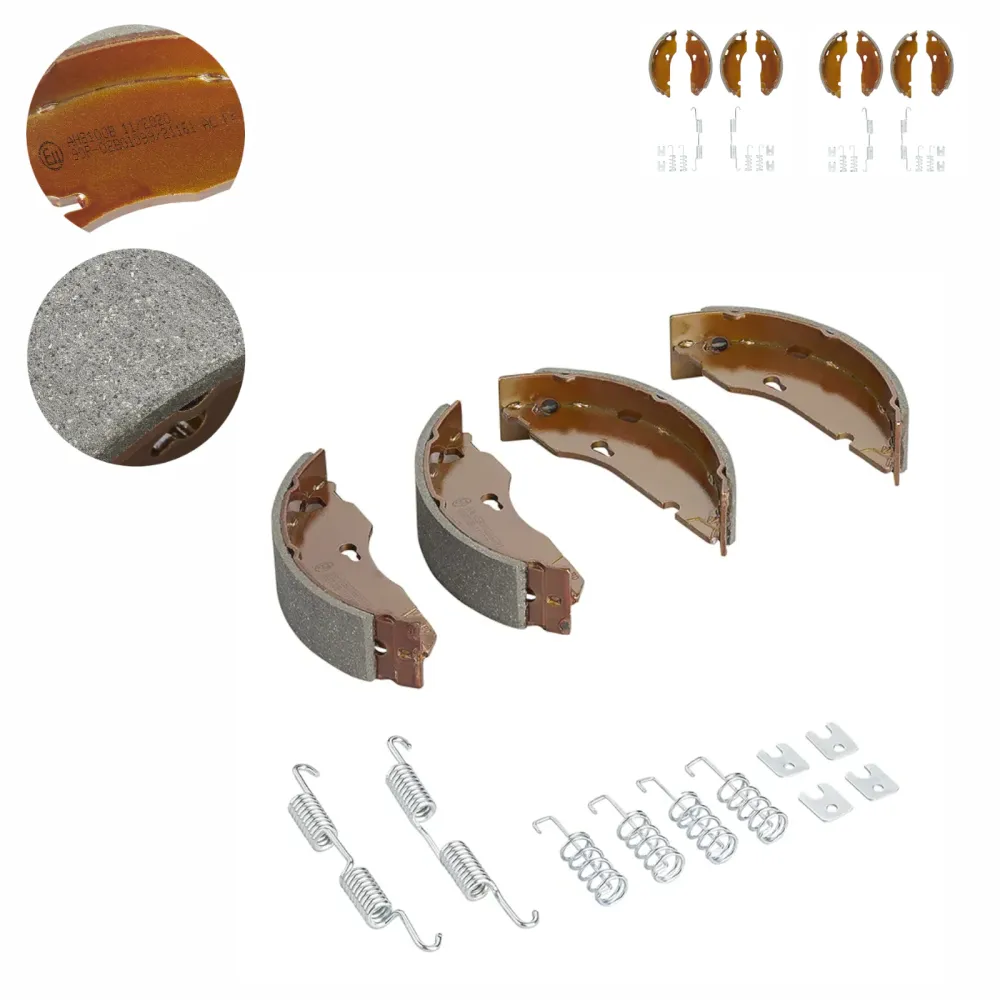 2x APT Bremsbacken Satz passend für AL-KO 160x35 - Anhänger Bremsbackensatz pour remorque jusqu'à 750 kg