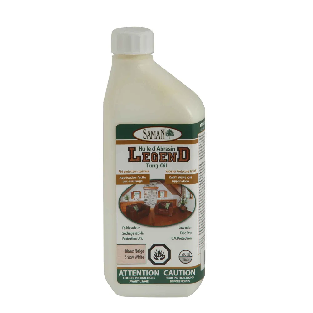 Qualité Professionnelle Huile protectrice d'Abrasin Blanc Neige, 500 ml