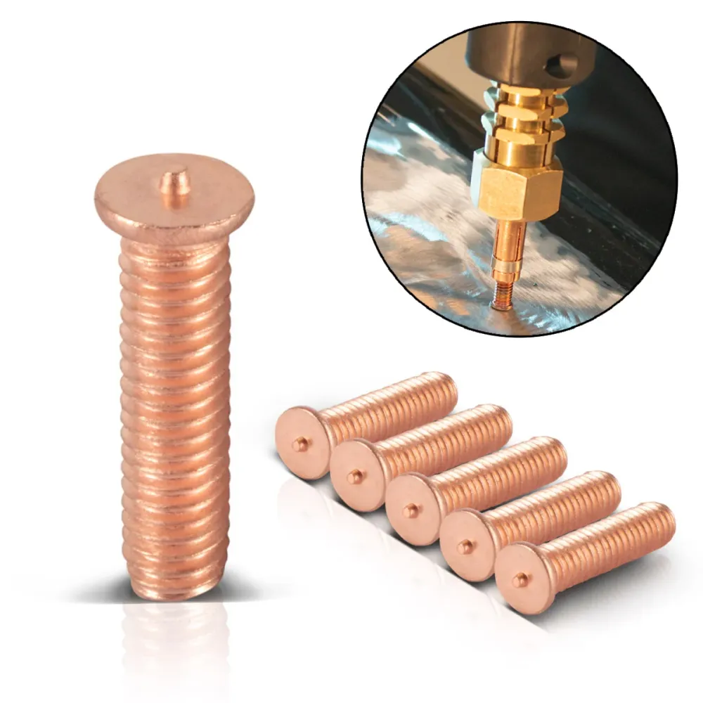 Signalisation véhicule lent Steelworks Welding Bolt M4 Thread 100 Set, accessoires de réparation intelligents pour Dutchpo...