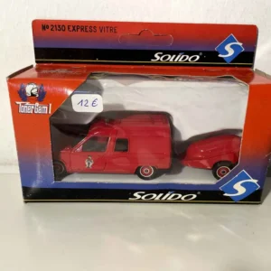 Béquille de stabilisation Renault Express rouge pompiers avec remorque (Solido référence 2130)